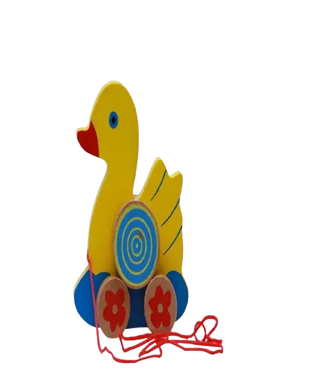 Pull Along Duck Wooden Toy