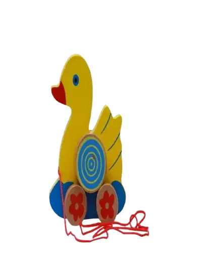 Pull Along Duck Wooden Toy